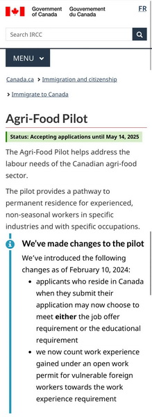 2024加拿大农业试点(PR)两项新变化已生效。博德指南移民和您一起看